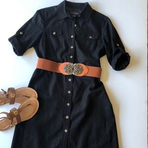 Jessica Howard linen shirt dress.